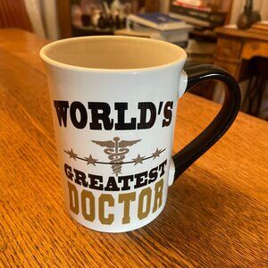 Worlds Greatest Doctor Tall Coffee Cup Mug by Cottage Creek